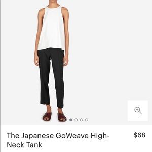 Everlane GoWeave white tank top